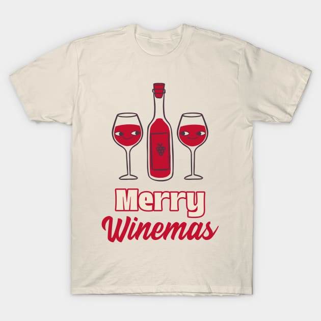 Merry winemas T-Shirt by Graffas